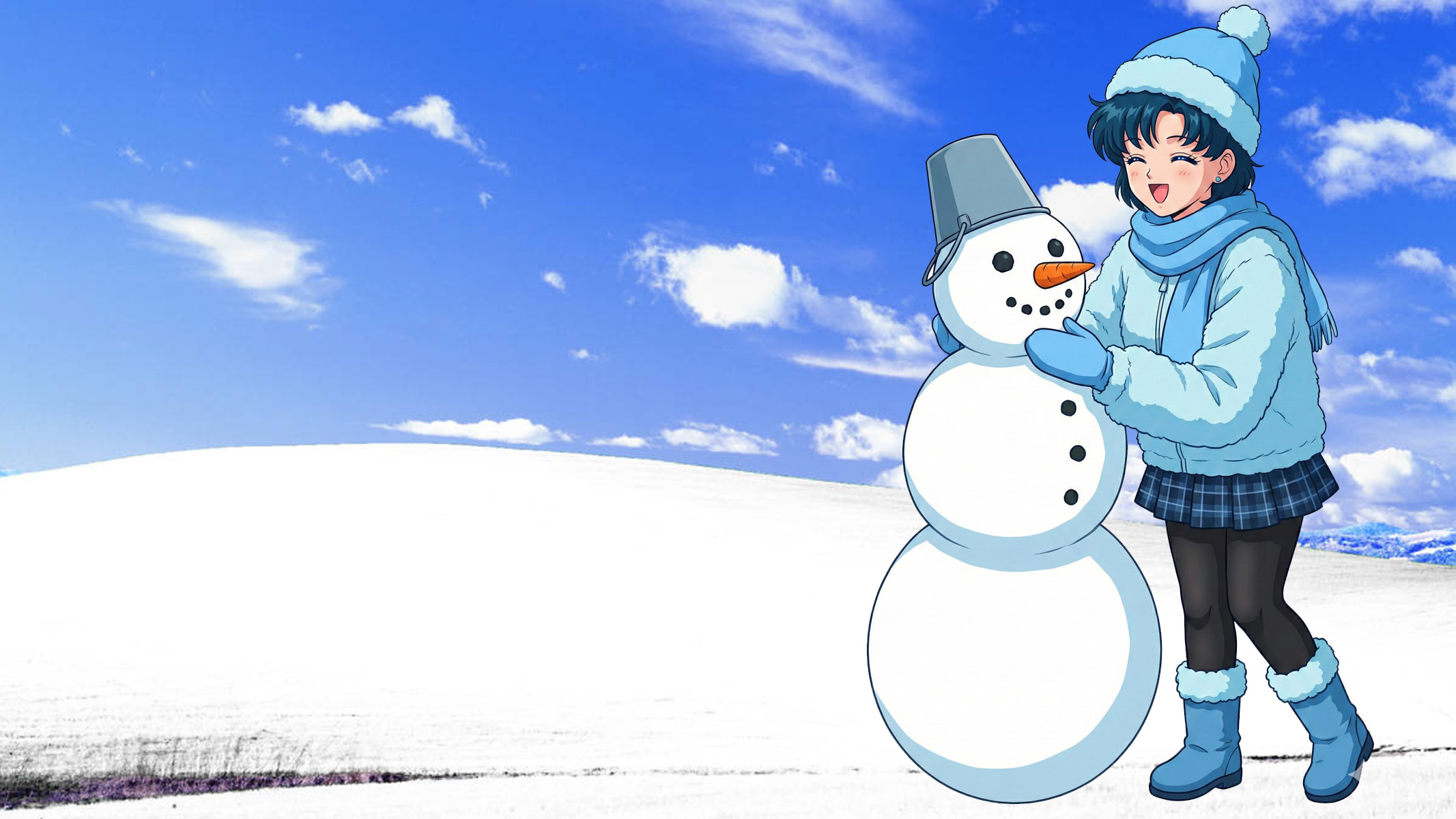 Welttag des Schneemanns