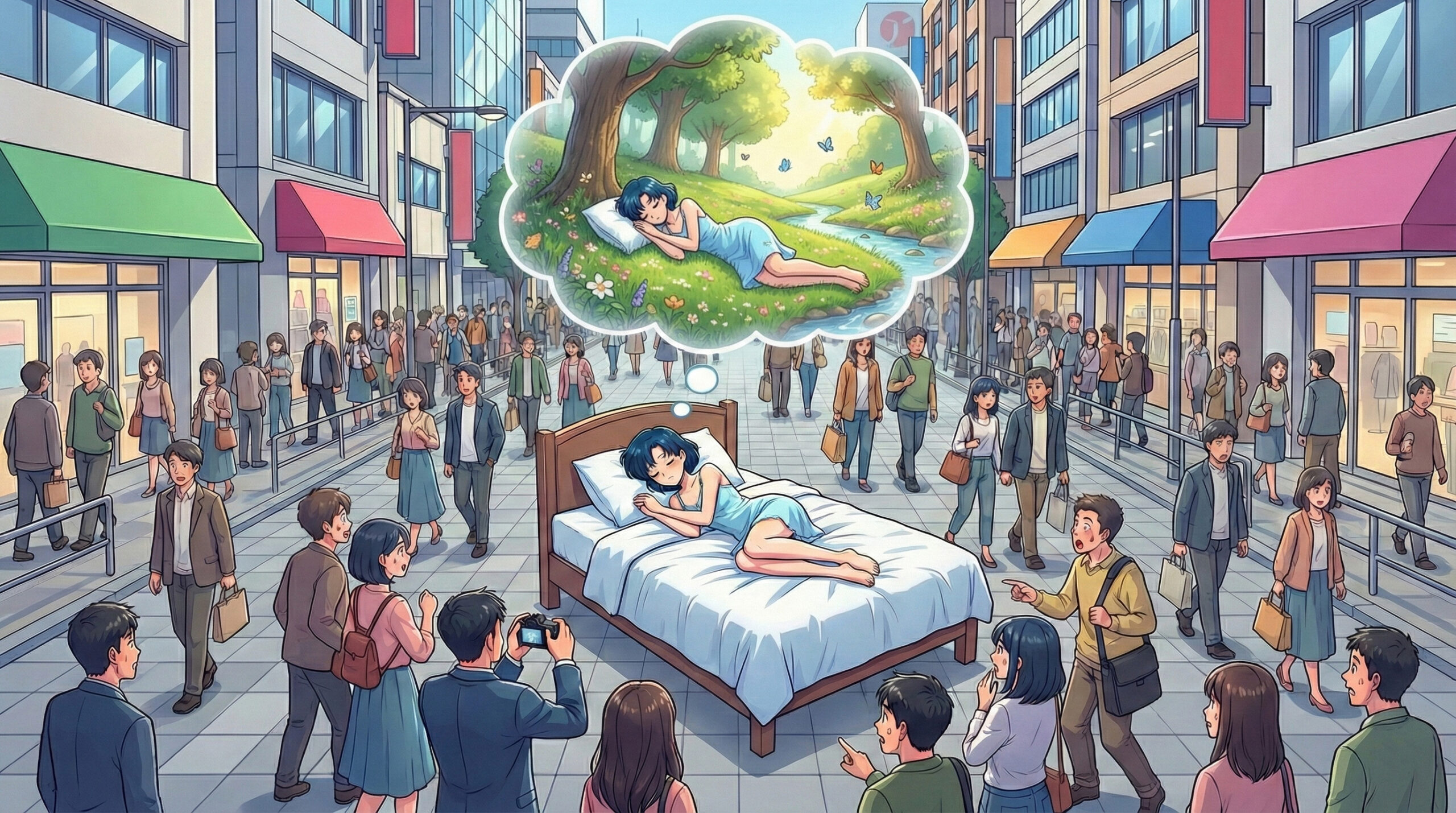 Schlaf in der Öffentlichkeit