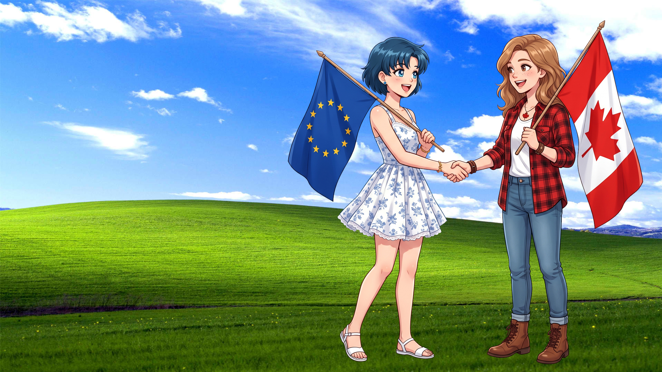 Willkommen Kanada in Europa